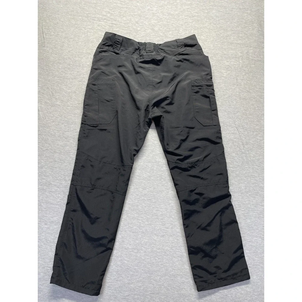 Tactical Series Cargo Pants Mens 2XL Black Flex-Tac Casual Workwear Straight Leg